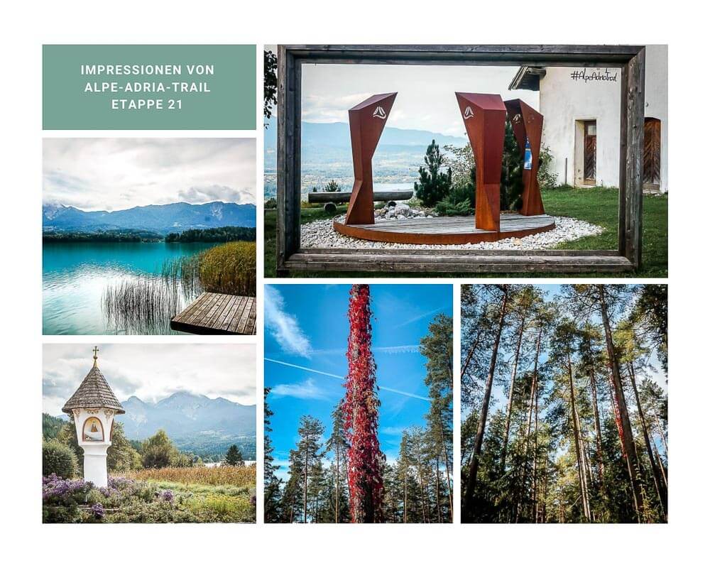 K&auml;rntner Seen - Wandern auf dem Alpe Adria Trail von Velden zur Baumgartnerh&ouml;he