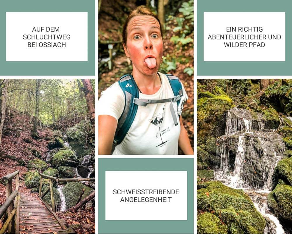 K&auml;rntner Seen - Schluchtweg bei Ossiach - Wanderweg und Couchflucht