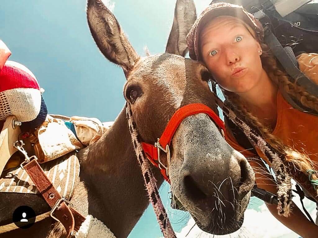 Wandern mit Esel Jonny und Lotta Lubkoll - Lustige Grimassen