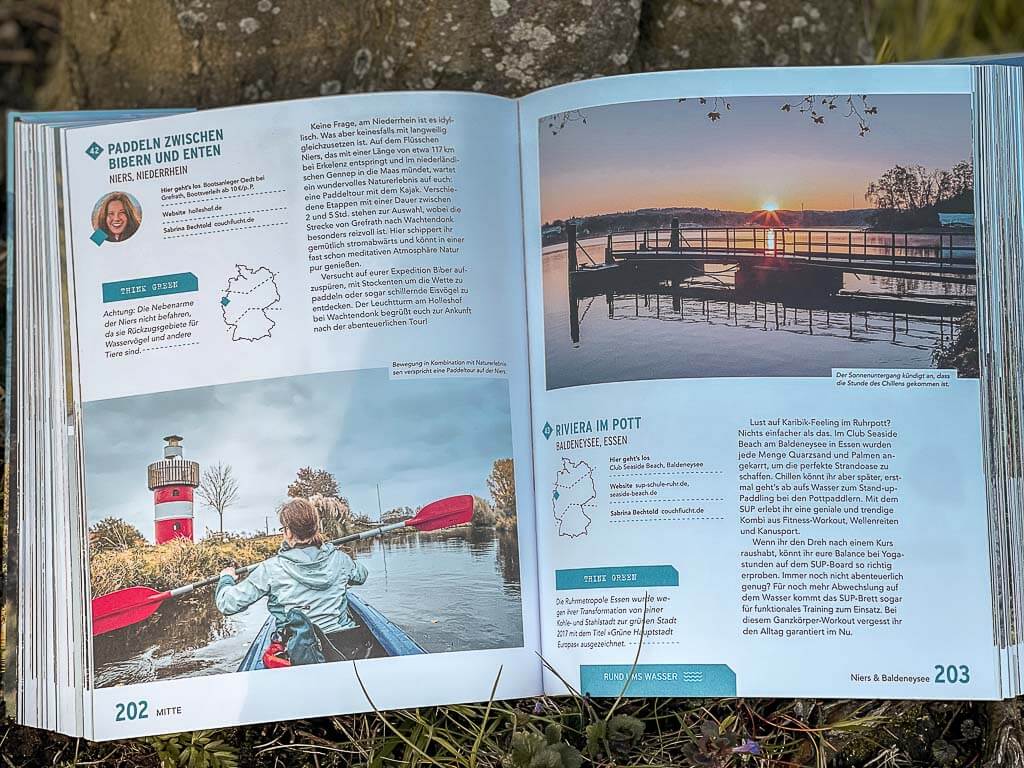 Auszug aus dem Buch Green Adventures in Deutschland - Wasser-Outdoor-Tipps von Couchflucht