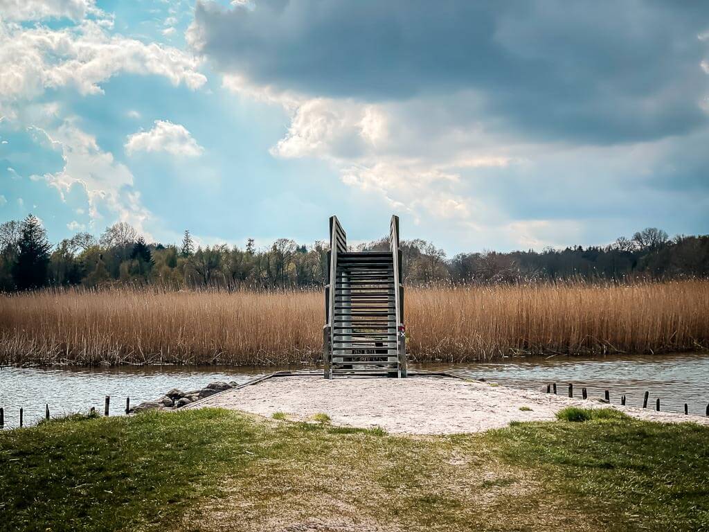 Br&uuml;cke zwischen Haddebyer Noor und Selker Noor am Ostseefjord Schlei