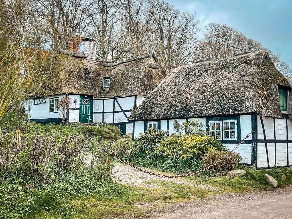 Reetdachh&auml;user in Sieseby am Ostseefjord Schlei