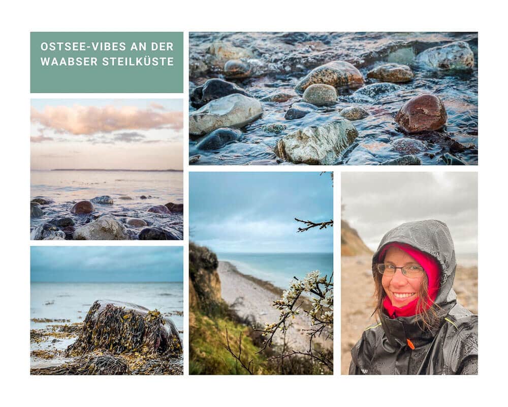 Naturstrand von Langholz und Waabser Steilk&uuml;ste an der Ostsee