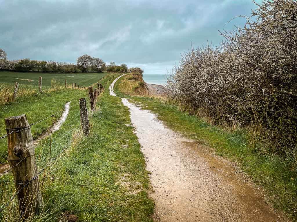 Wanderweg an der Waabser Steilk&uuml;ste der Ostsee
