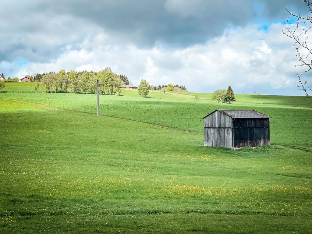 Landschaftsidylle bei Bad Steben im Frankenwald
