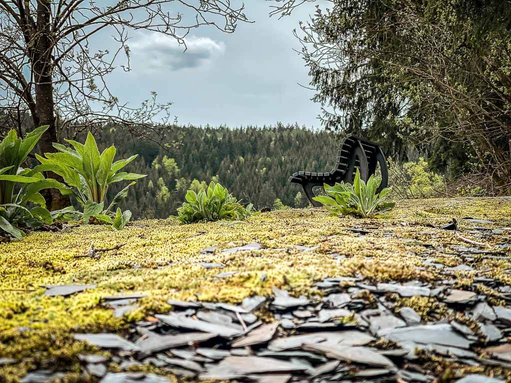 Frankenwald Wandern Schieferhalden auf dem FrankenwaldSteigla 12 Apostel Weg