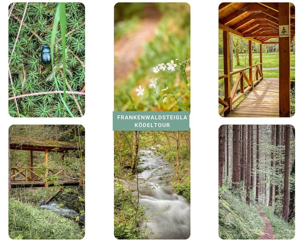 Frankenwald wandern auf dem FrankenwaldSteigla K&ouml;delktour im Kronachtal