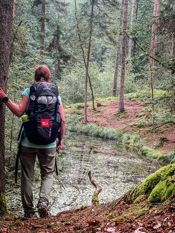 Couchflucht Sabrina Bechtold am Blauen See im Teutoburger Wald