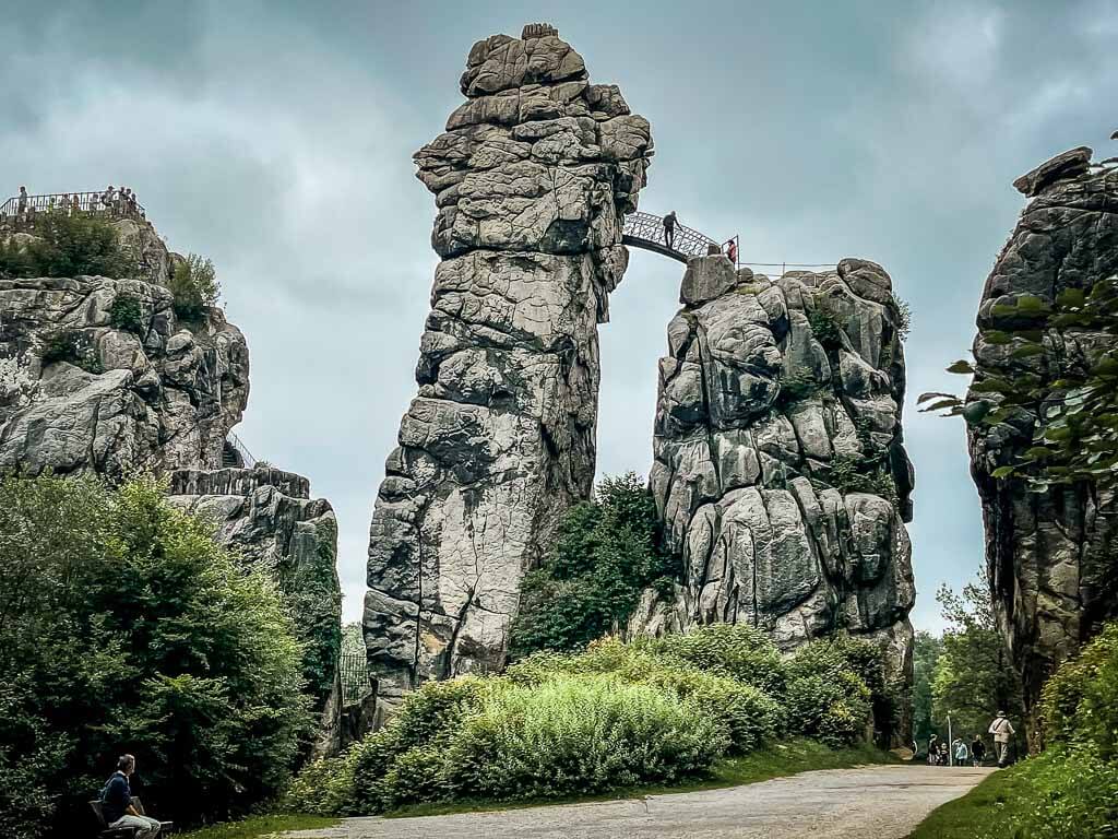 Hermannsh&ouml;hen Externsteine im Teutoburger Wald