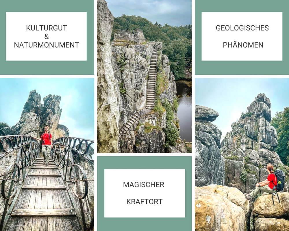 Die Externsteine auf den Hermannsh&ouml;hen bei Horn Bad Meinberg