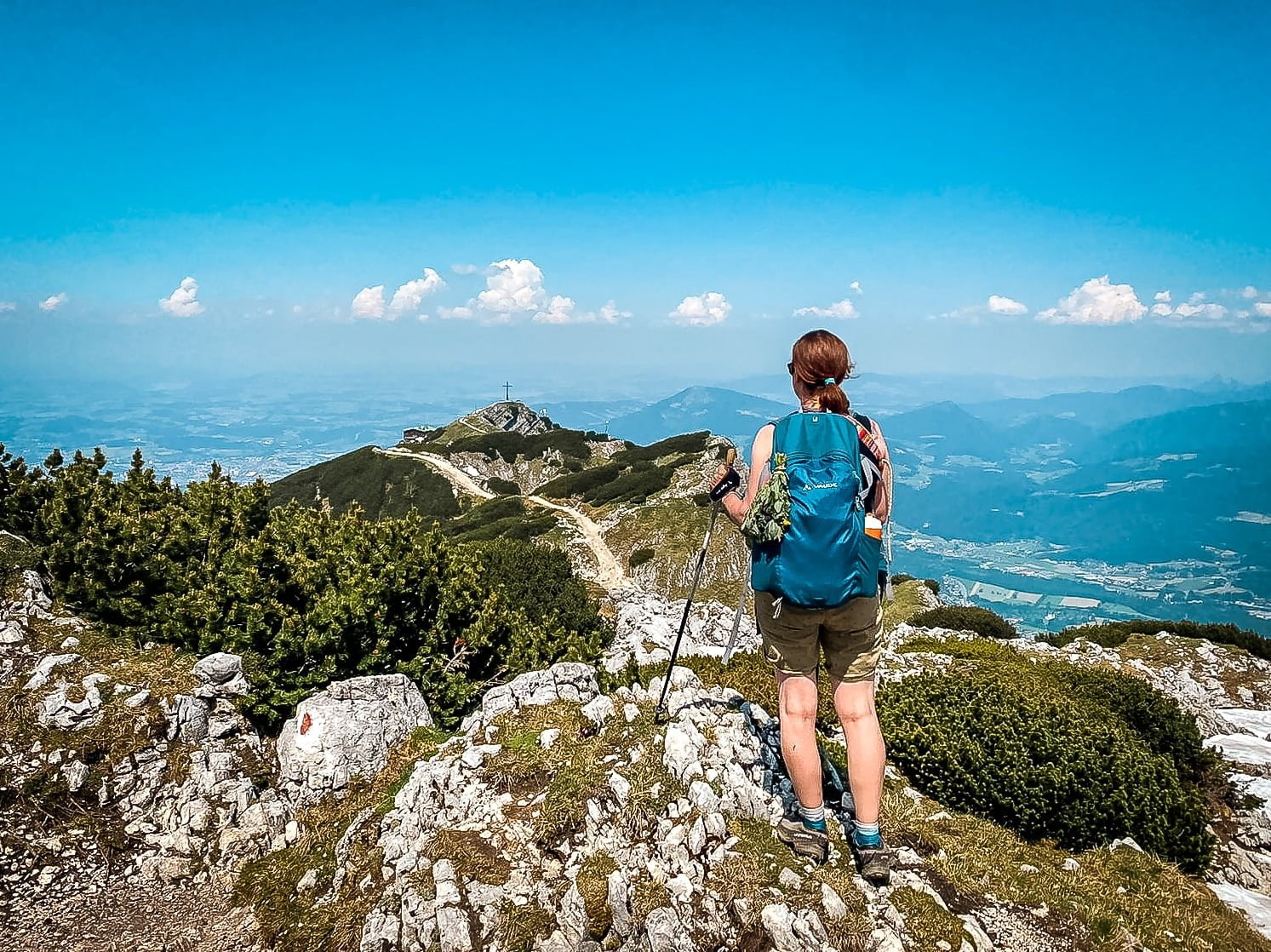 Salzburg Wandern vom Geiereck zum Salzburger Hochthron auf dem Untersberg