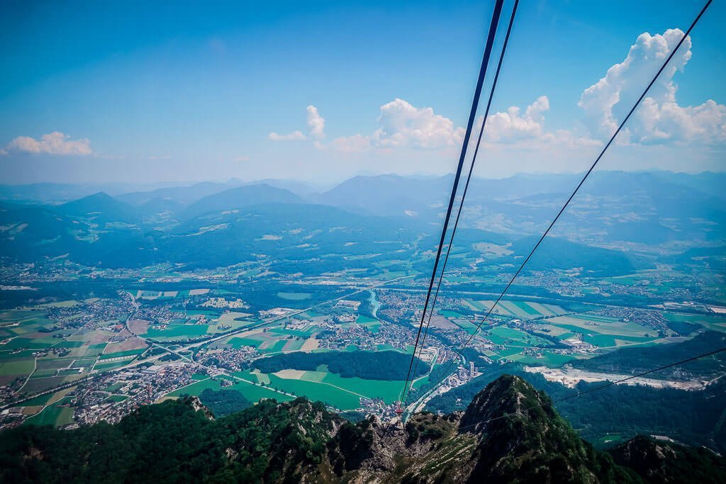 Salzburg Wandern - Untersbergbahn von St. Leonhard