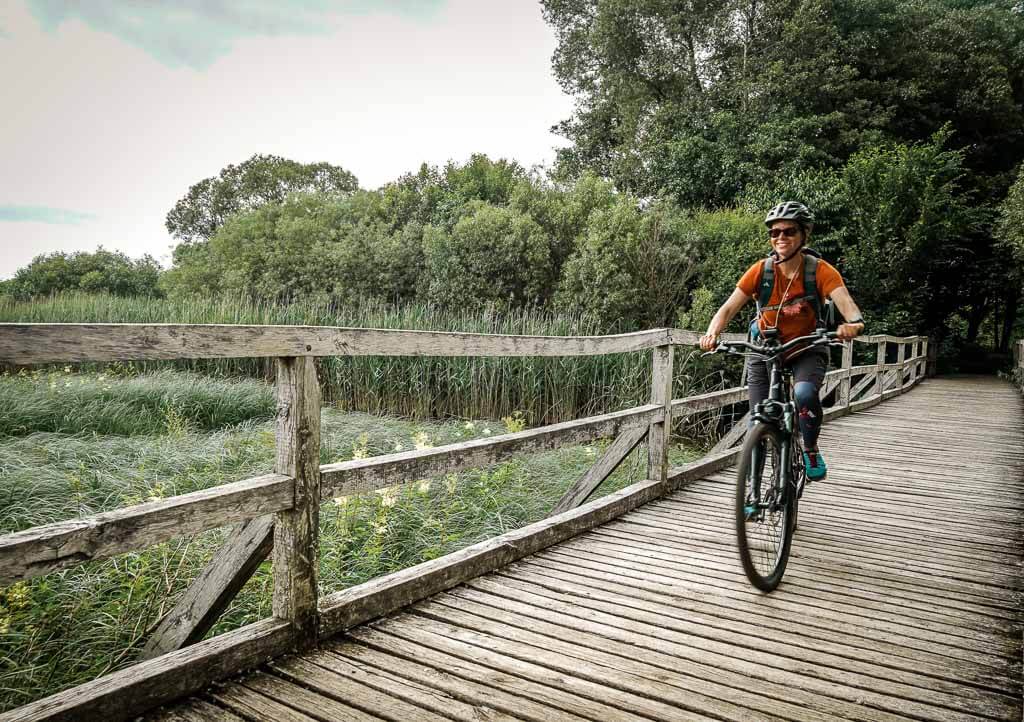 Radtour am Dreifelder Weiher im Westerwald mit Couchflucht