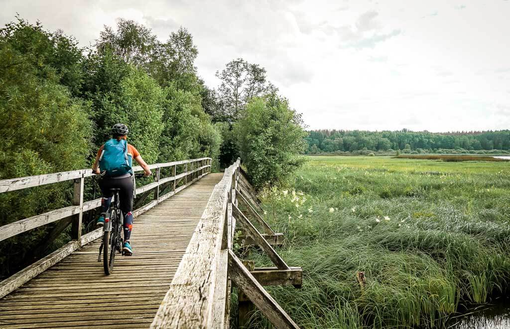 Mountainbike Tour an der Westerw&auml;lder Seenplatte am Dreifelder Weiher