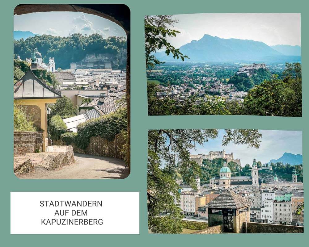 Salzburg Stadtwandern auf dem Kapuzinerberg