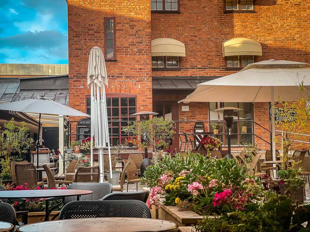 Brasseri Paulette Au&szlig;enterrasse in Uppsala