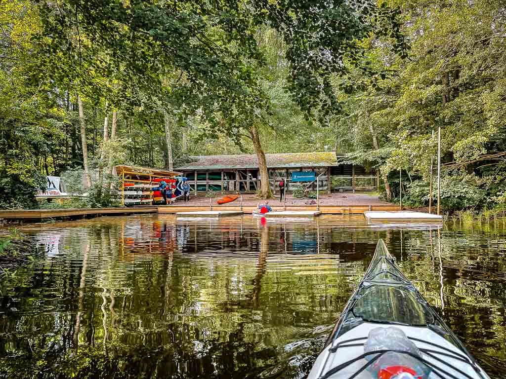Kajakt Tour auf dem Fyrisan Fluss in Uppsala nach Sunnersta