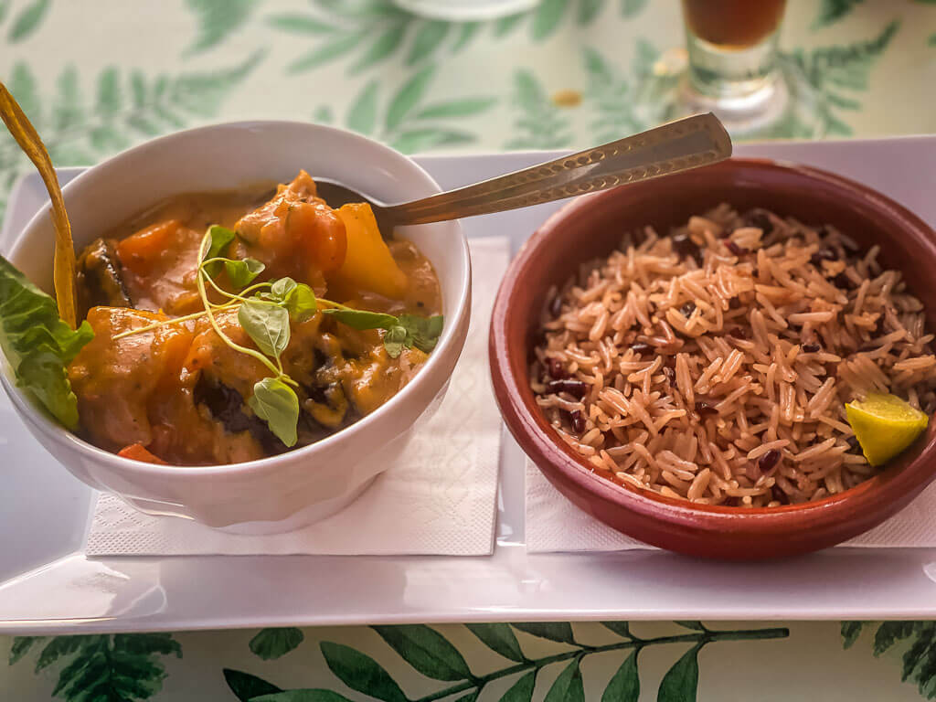 Kubanisches Essen im Restaurant Che in Uppsala