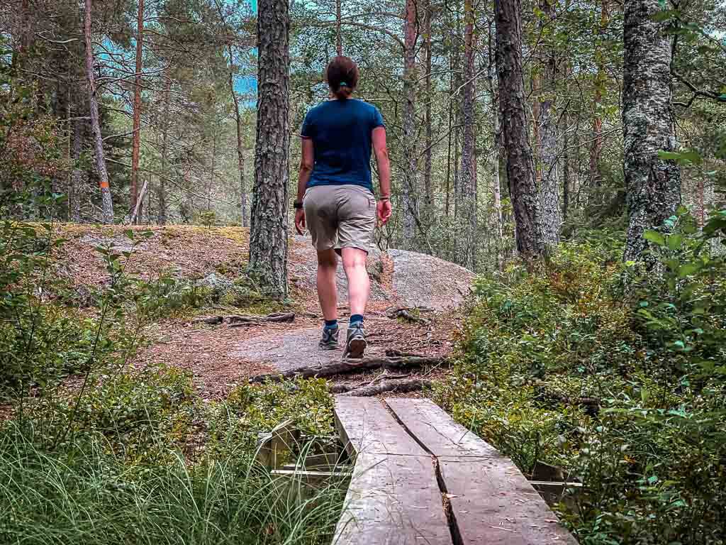Couchflucht beim Wandern auf dem Upplandsleden ins Uppsala