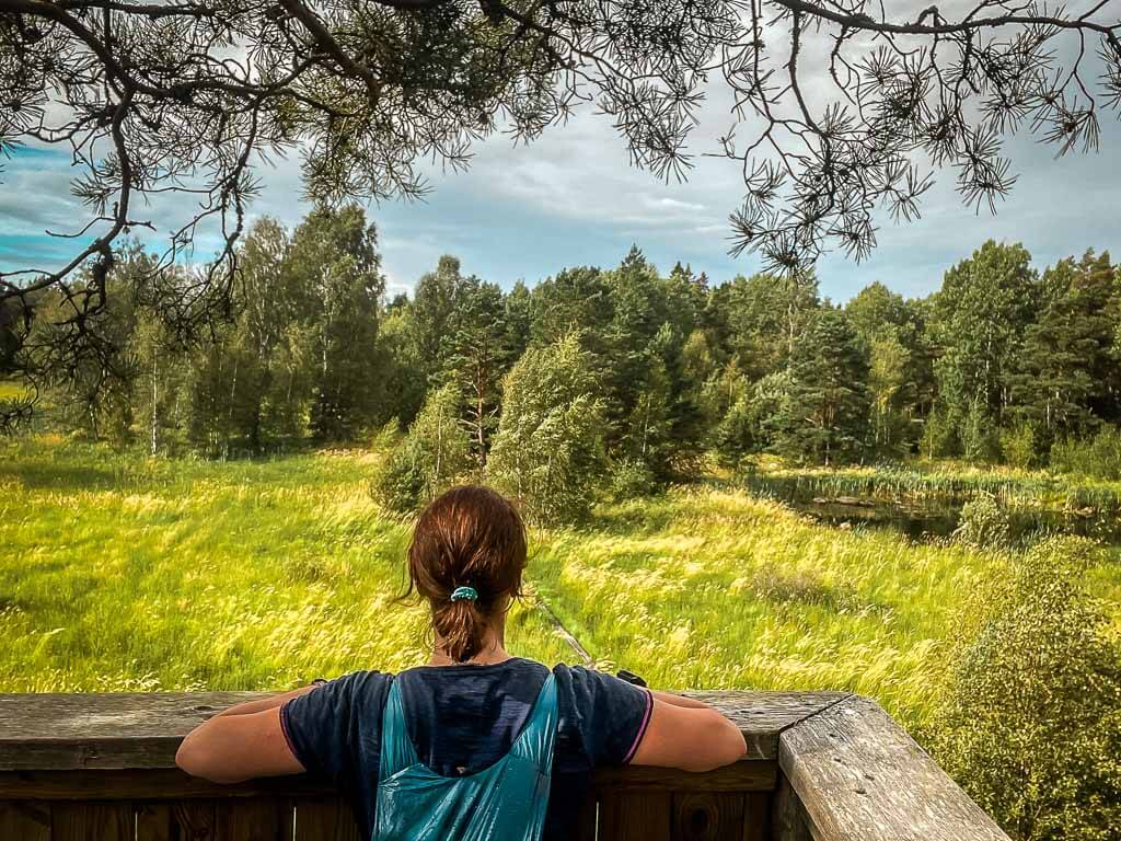 Couchflucht beim Wandern auf dem Upplandsleden in Uppsala