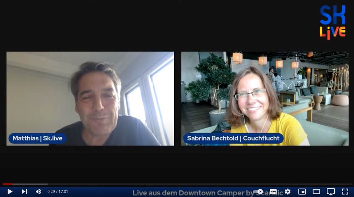 Interview Couchflucht mit Skandinavien Live &uuml;ber die Seven Summits of Stockholm Challenge
