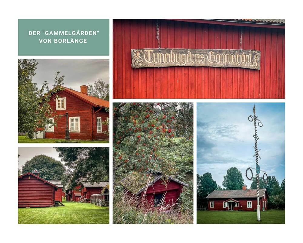 Freilichtmuseum Gammelg&aring;rden in Borl&auml;nge in Dalarna