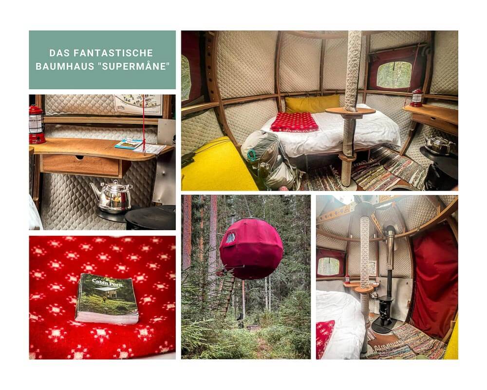 Inneneinrichtung im Baumhaus 