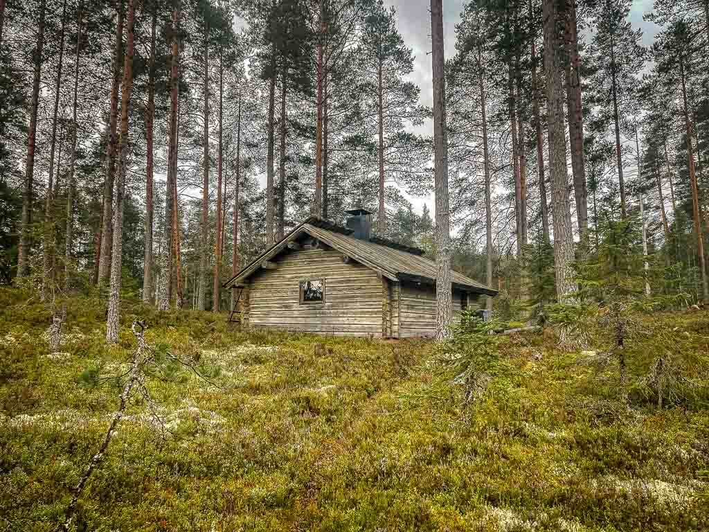 Schutzh&uuml;tte Tenningan auf dem Siljansleden in Dalarna