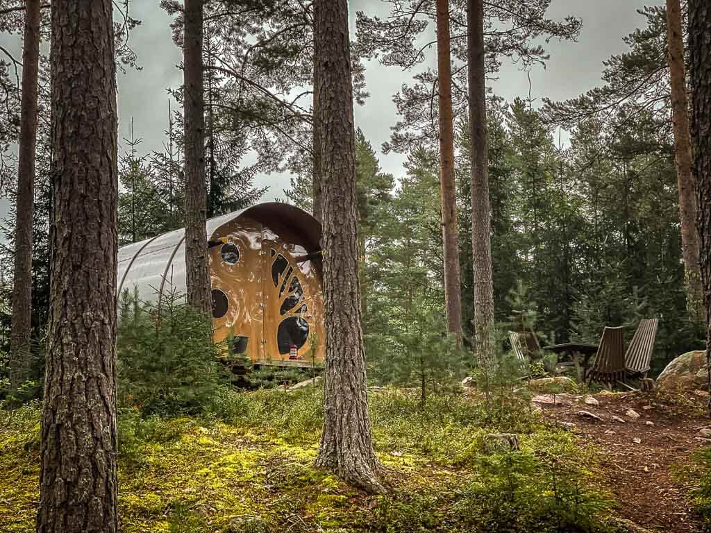 Dalarna Baumhaushotel N&auml;sets Marcusgard bei Furudal