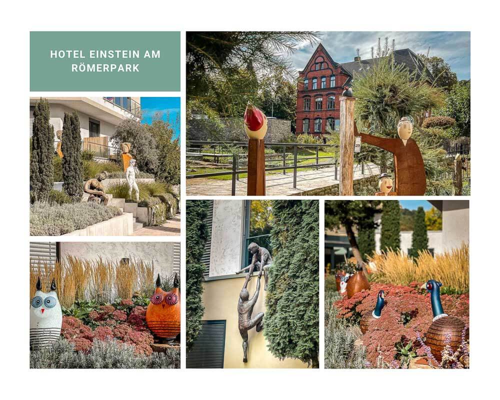 Skulpturengarten im Hotel Einstein am R&ouml;merpark in Andernach