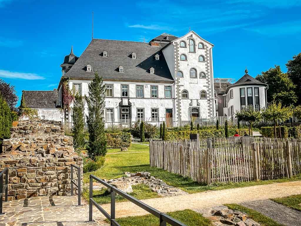 Historischer Garten von Andernach im Mittelrheintal