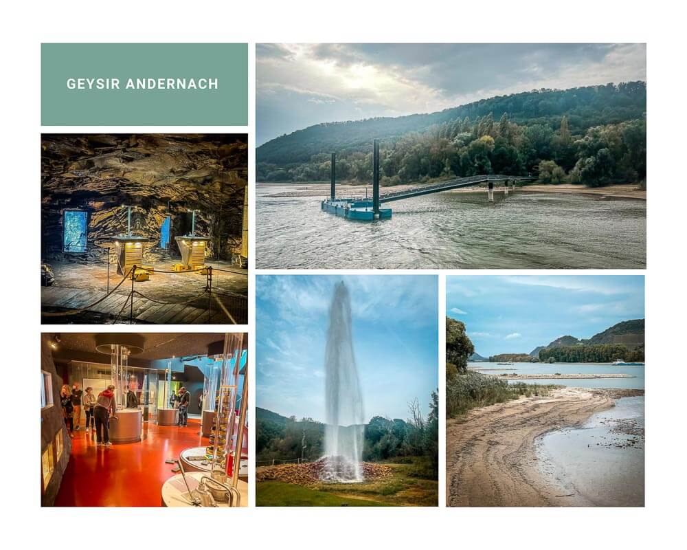 Geysir in Andernach am Romantischen Rhein
