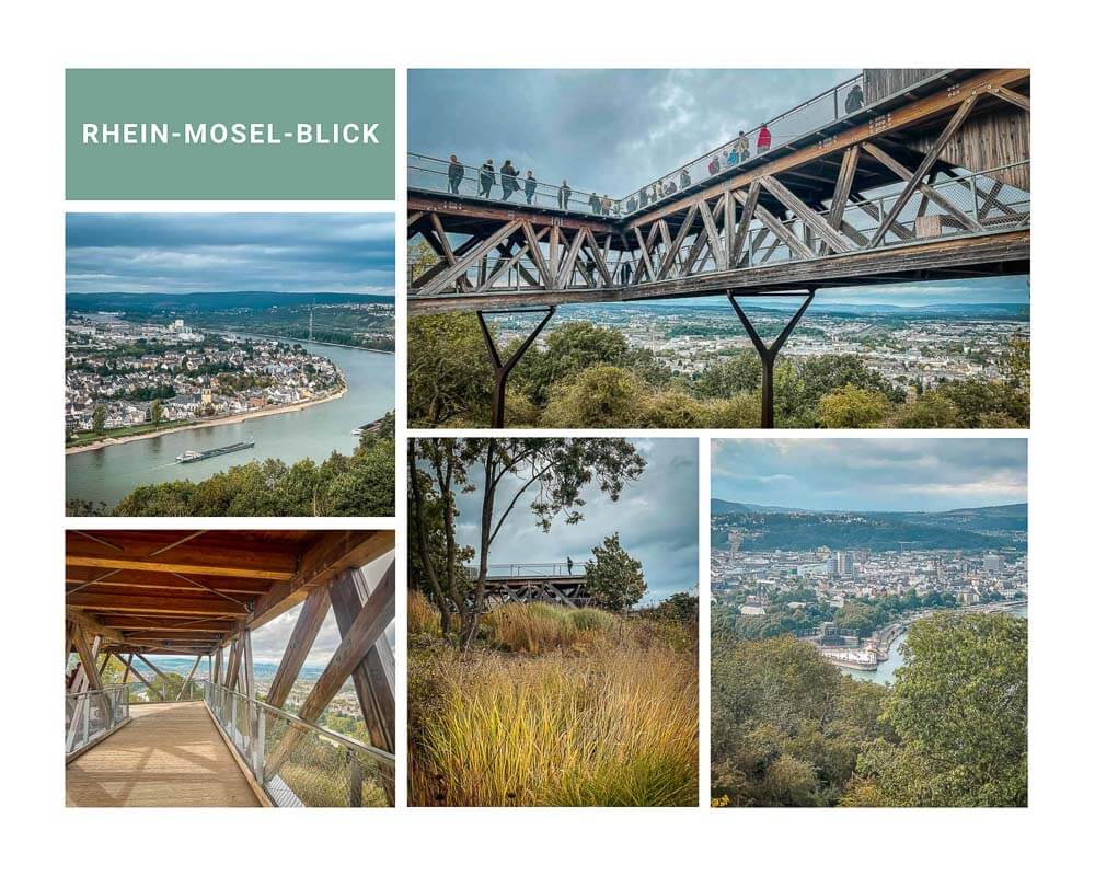 Aussichtsplattform Rhein-Mosel-Blick in Koblenz