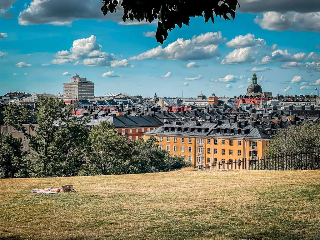 Stockholm Kurztrip Park Vanadislunden Aussicht