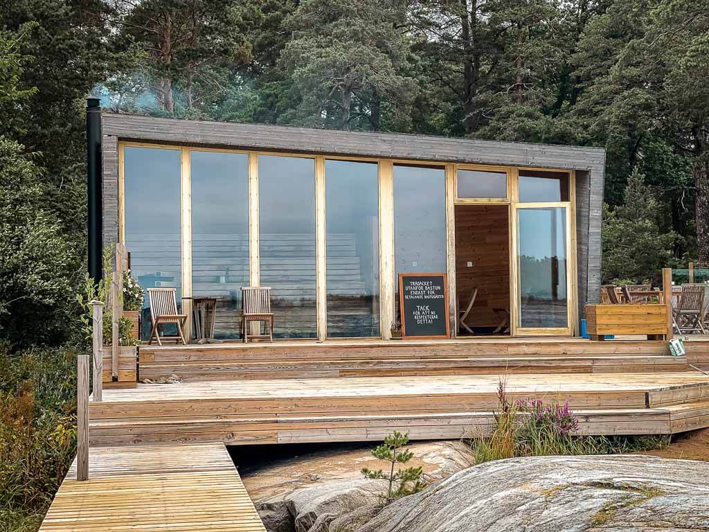 Id&ouml;borg Sauna im Stockholmer Sch&auml;rengarten