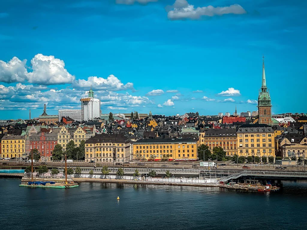Stockholm Kurztrip Aussicht vom H&ouml;henweg Monteliusv&auml;gen auf die Stadt