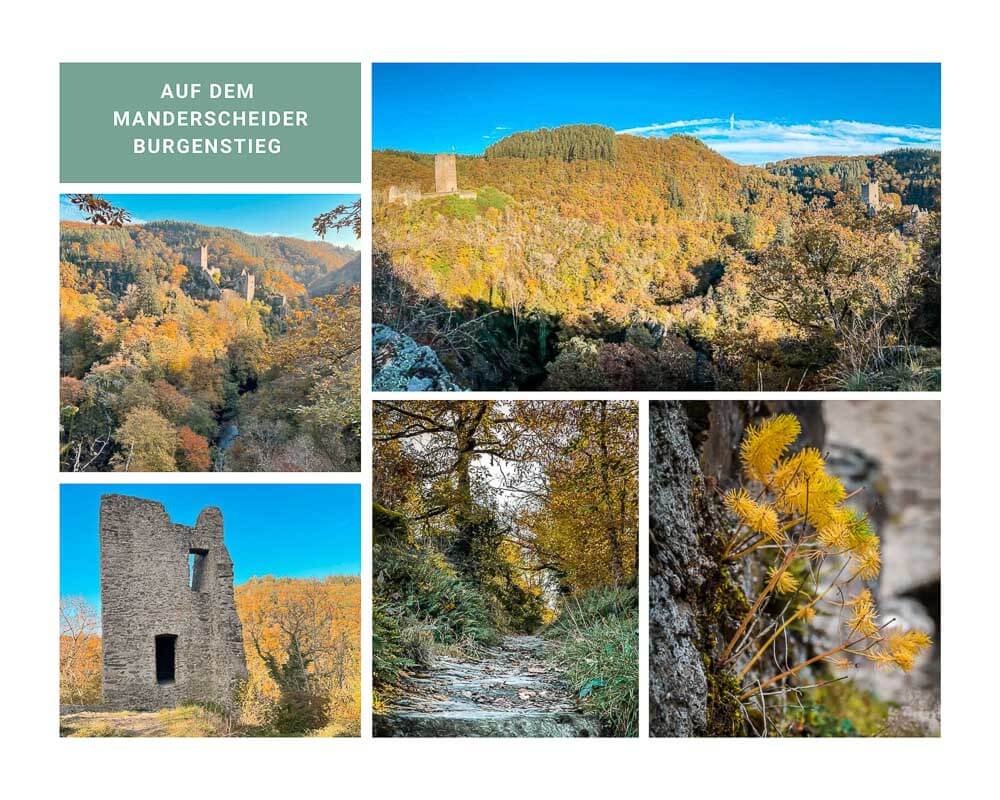 Wandern auf dem Manderscheider Burgenstieg in der Vulkaneifel