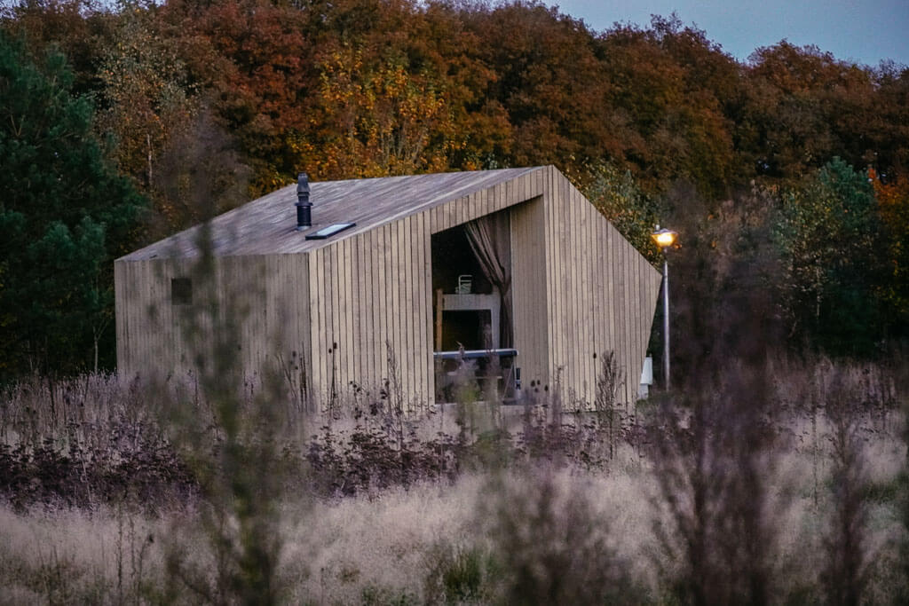Trek In Wanderh&uuml;tte auf dem Naturcampingplatz De Lemeler Esch