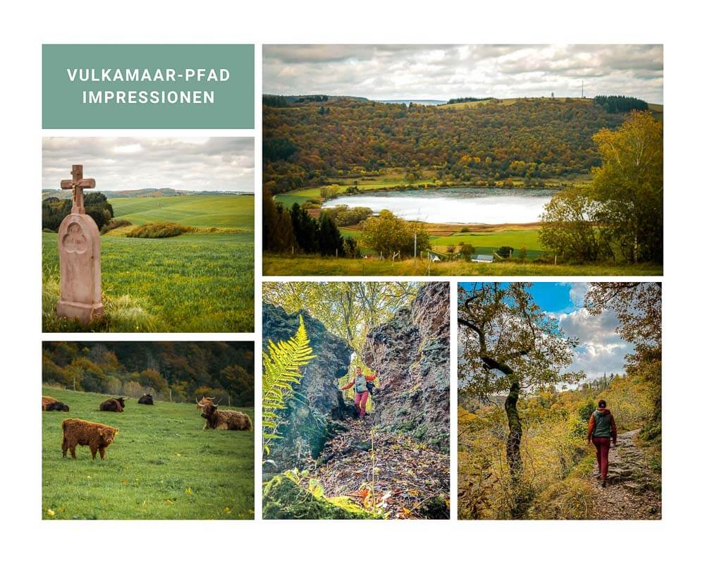 Wandern in der Vulkaneifel auf dem VulkaMaar-Pfad bei Manderscheid