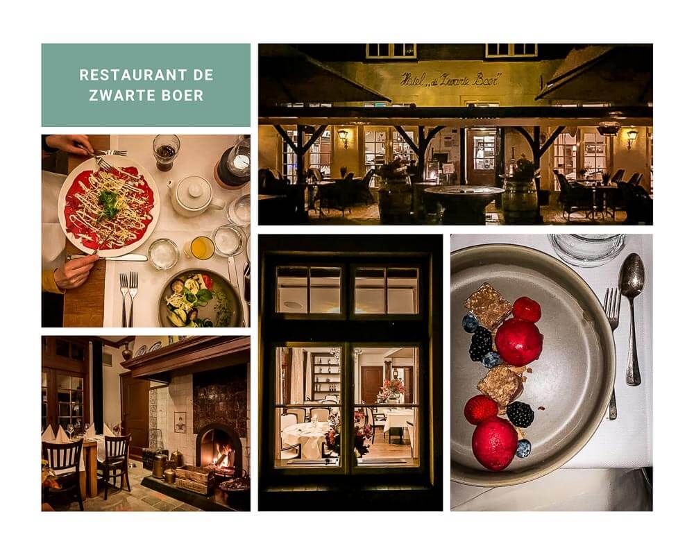 Restaurant De Zwarte Boer bei Ermelo in der Veluwe-Region.