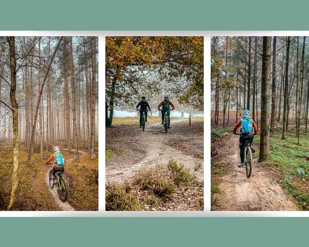 Couchflucht beim Mountainbiken in der Veluwe Region rund um Ermelo