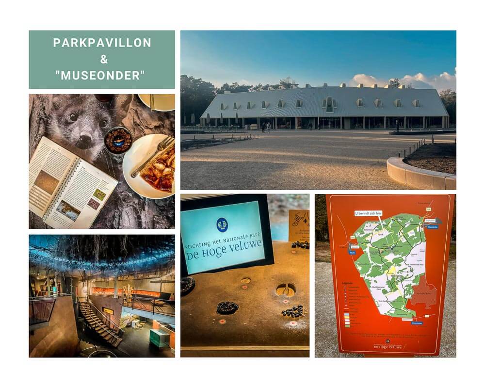 Parkpavillion und Museum Museonder im Nationalpark De Hoge Veluwe