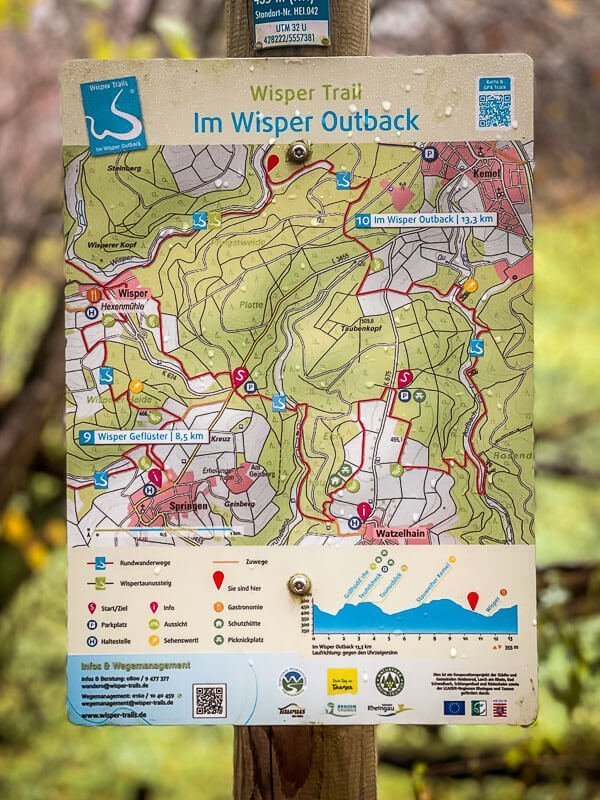 Schild Wisper Trail 