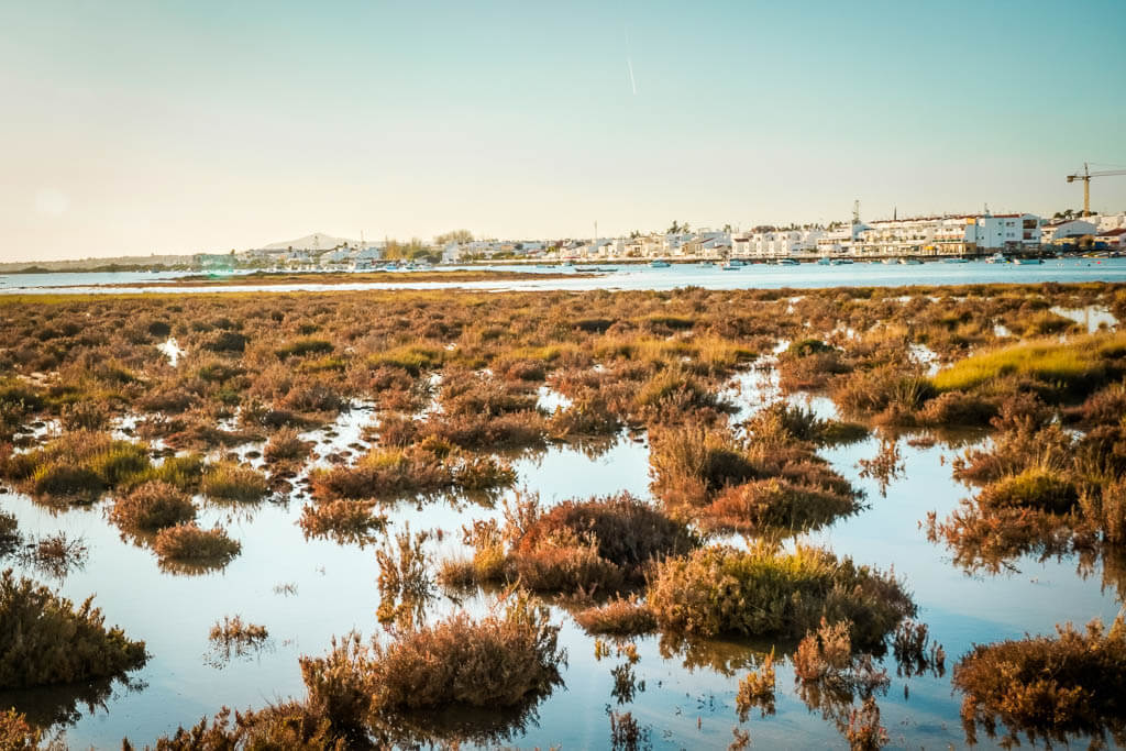 Algarve - Lagune zwischen der Ilha de Cabanas und Cabanas de Tavira