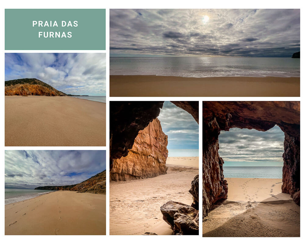 Praia das Furnas an der Algarve