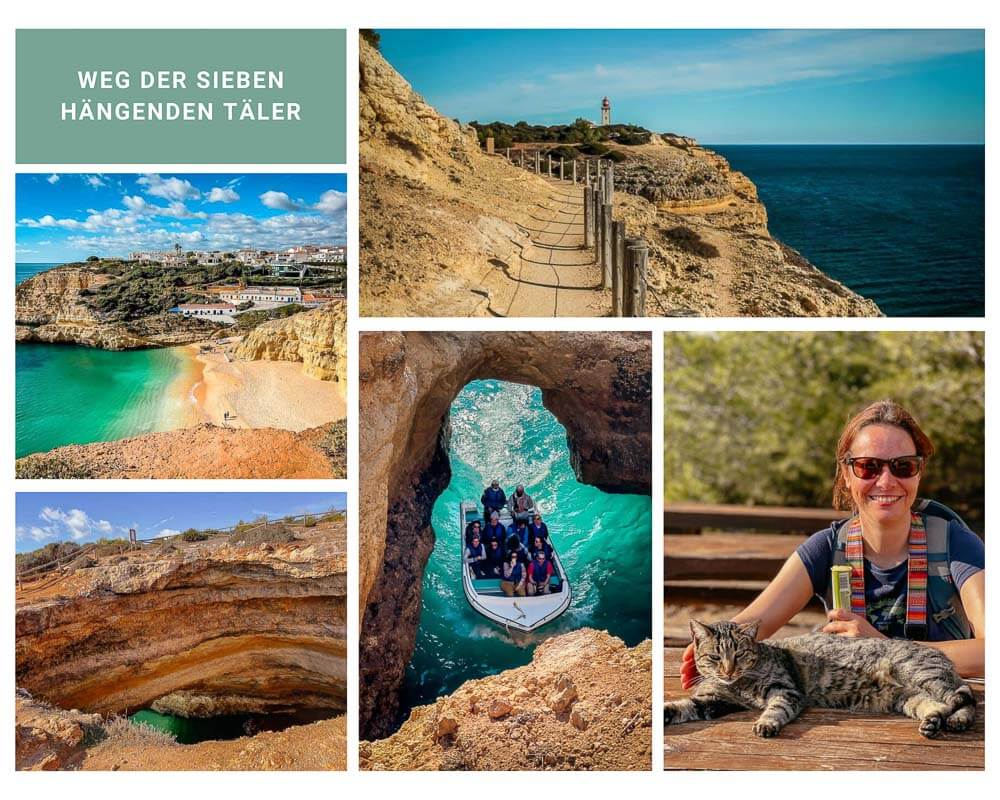 Wandern an der Algarve auf dem Weg der sieben h&auml;ngenden T&auml;ler