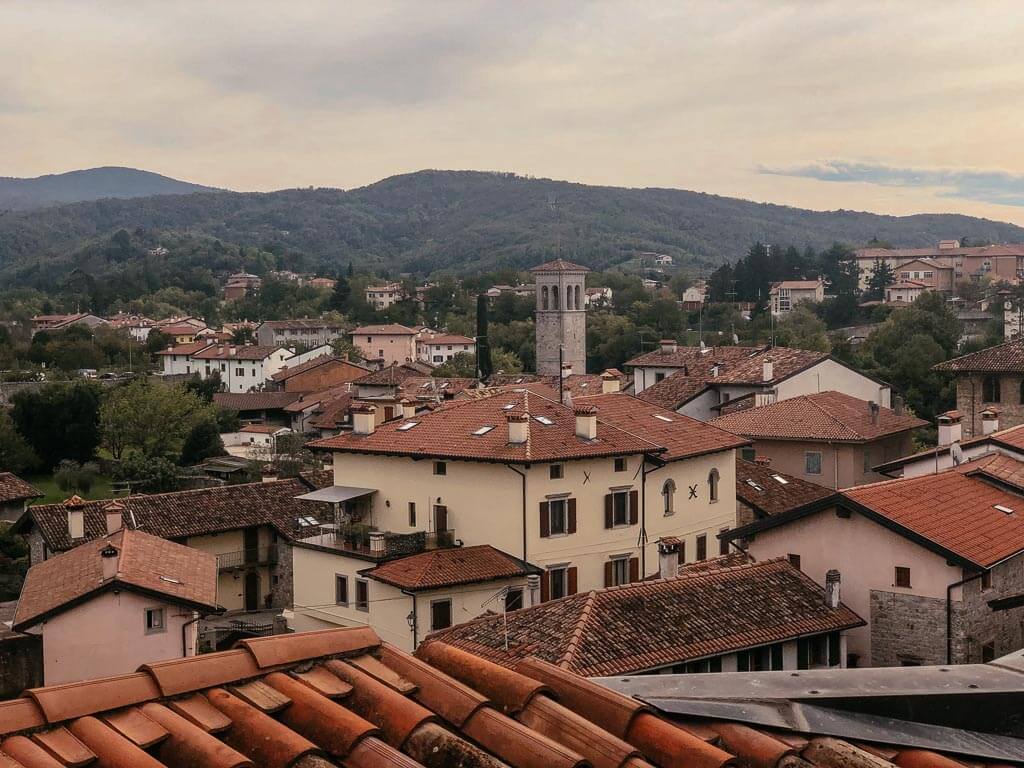 H&auml;user und D&auml;cher von Cividale del Friuli im Friaul