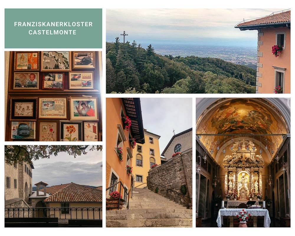 Franziskanerkloster Castelmonte im italienischen Friaul