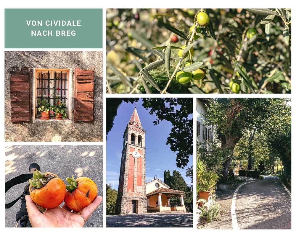 Impressionen Alpe-Adria-Trail Etappe 29 von Cividale nach Breg