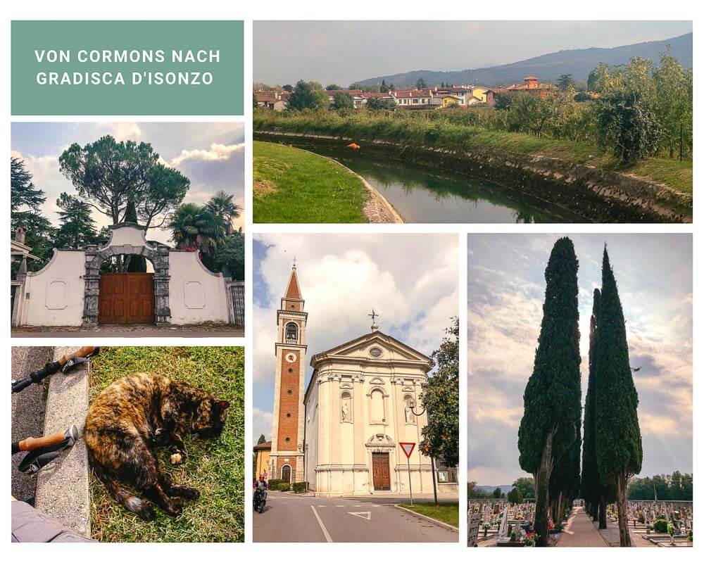 Impressionen der Alpe-Adria-Trail Etappe 32 von Cormons nach Gradisca d'Isonzo